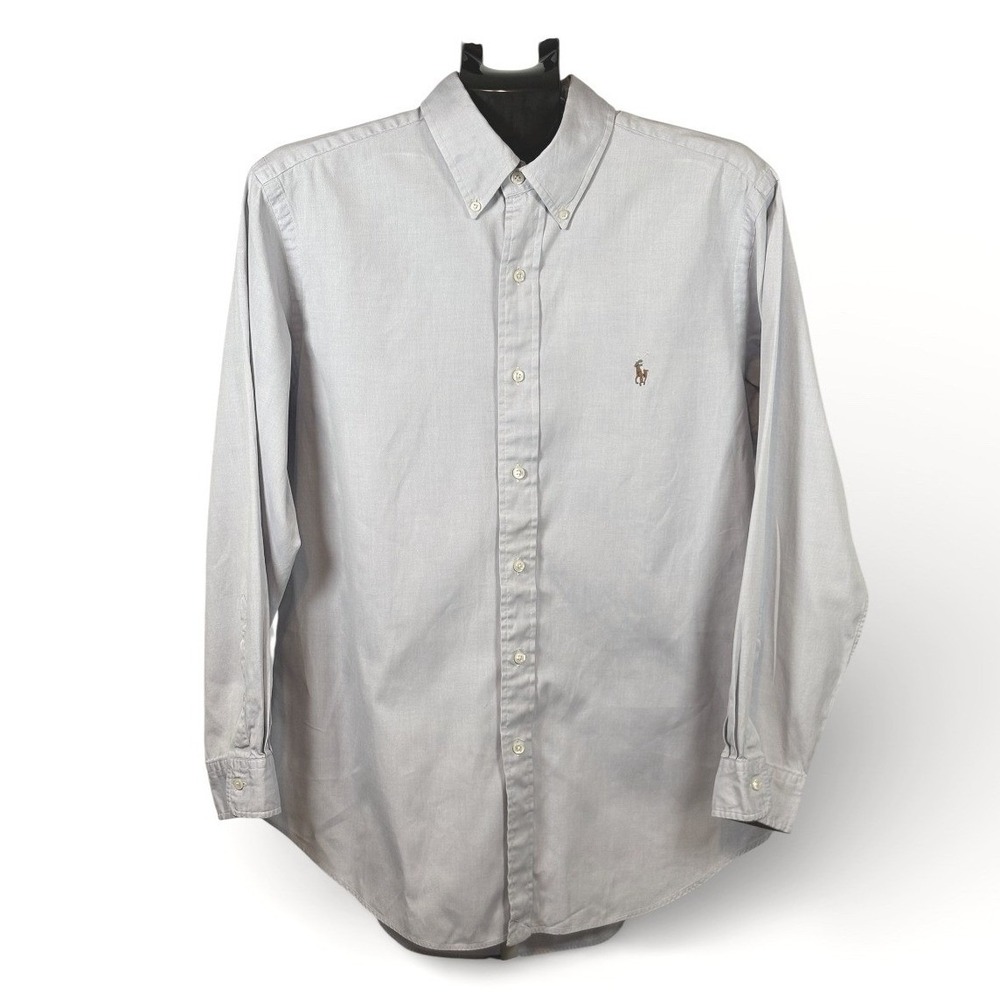 Ralph Lauren Mens 16 32/33 Classic Fit Light Purple Oxford Button Down Shirt